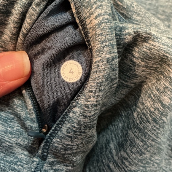 Lululemon Always Alert 1/2 Zip heathered petrol blue - Picture 8 of 8